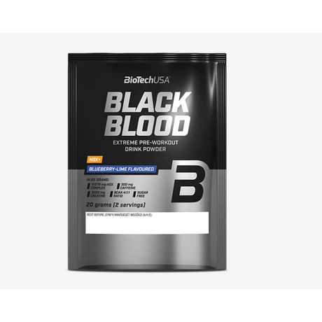 BioTechUSA Black Blood Nox+ 19g áfonya-Lime 