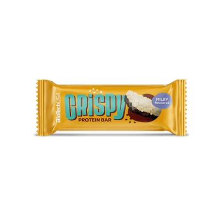 BiotechUSA Crispy Protein Bar fehérjeszelet  40g milky