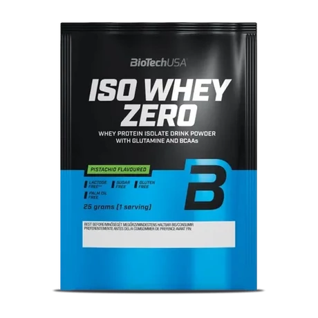 BioTechUSA Iso Whey Zero 25g pisztácia