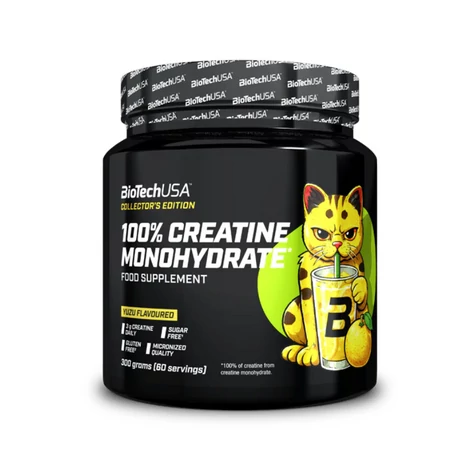 BioTechUSA 100% Creatine Monohydrate 300 g yuzu