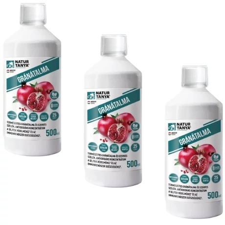Natur Tanya 100%-os Gránátalma koncentrátum 3x500ml