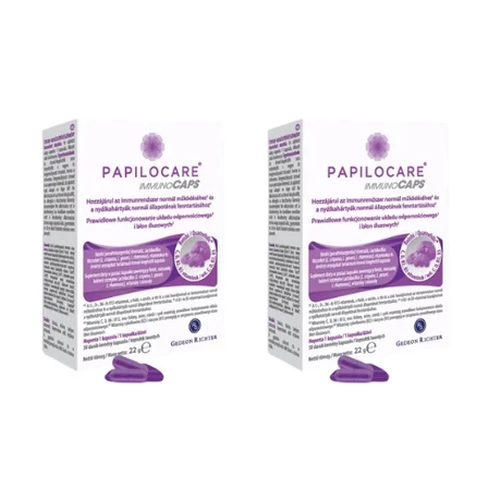 Papilocare Immunocaps természetes immunvédelem nőknek és férfiaknak 2x30 db kapszula