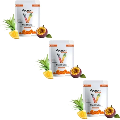 Vegnum Nutri Fruits trópusi gyümölcs ízű magnéziummal 3db