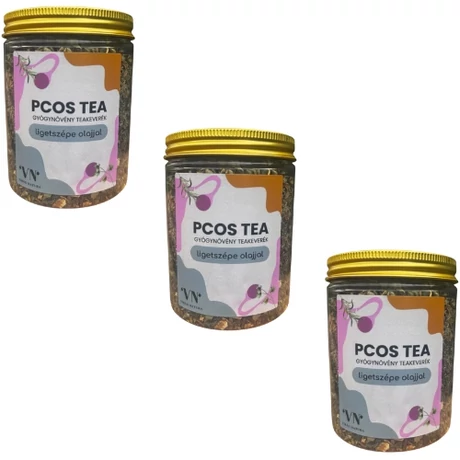 Virág Natura PCOS Teakeverék ligetszépe olajjal 3x80 g