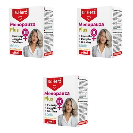 DR Herz Menopauza Plus 3x60 db kapszula doboz