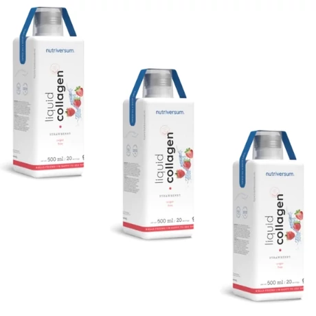 3db Nutriversum Vita Collagen CUKORMENTES liquid 500ml 10.000mg strawberry 