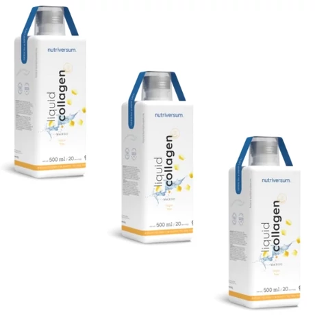 3db Nutriversum Vita Collagen CUKORMENTES liquid 500ml 10.000mg mango MEGÚJULT