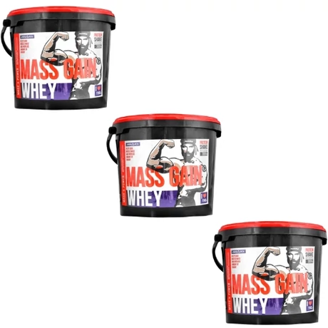 Megabol Whey Mass Gain 3x3000g vanília