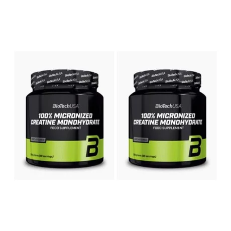 BioTechUSA  100% Micronized Creatine Monohydrate 2x300g