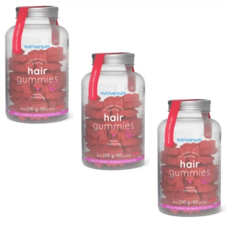 Nutriversum Women Hair Gummies (sugar free) 3x60 rágótabletta - erdei gyümölcs