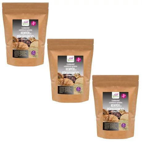 Szafi Reform Csökkentett szénhidrát-tartalmú kenyér és péksütemény lisztkeverék 3x1 kg