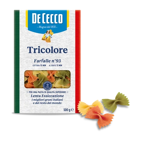 De Cecco Farfalle Tricolore 500 g