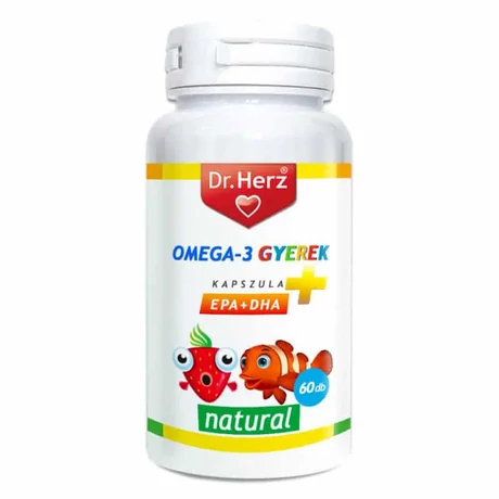 DR Herz Omega-3 Gyerek 60 db lágyzselatin kapszula