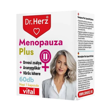 Dr. Herz Menopauza Plus 60 db kapszula doboz