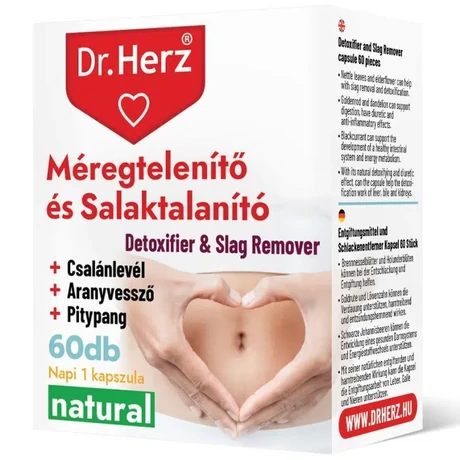 DR Herz Méregtelenítő és Salaktalanító 60 db kapszula