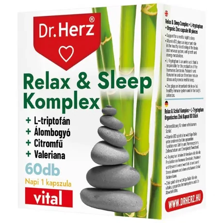DR Herz Relax & Sleep Komplex 60 db kapszula doboz 