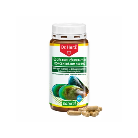 DR Herz Új-Zélandi Zöldkagyló koncentrátum 500mg 150db kapszula