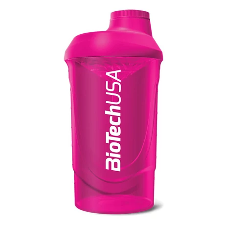 BioTechUSA Keverőpalack Biotech Wave Shaker 600ml magenta