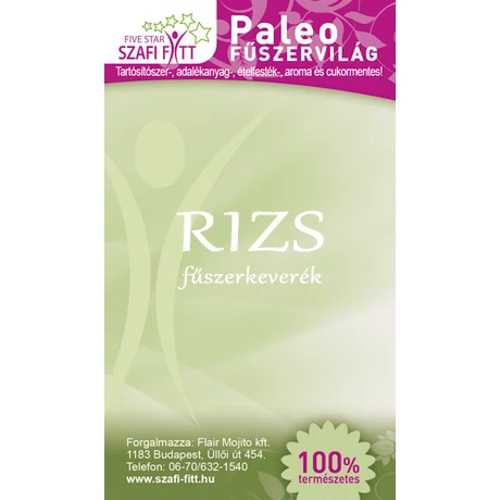 (Sz) Szafi Reform Paleo Rizs fűszerkeverék 50 g 