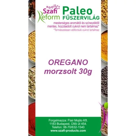 Szafi Reform Morzsolt Oregánó 30 g