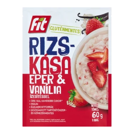 Fit rizskása eper vanília 60g