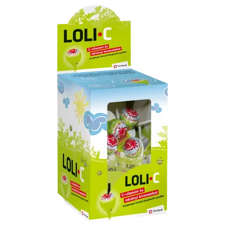 LOLI-C nyalóka C-vitaminnal 45 db/doboz