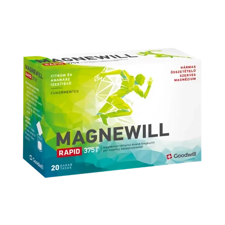 Magnewill Rapid 375 mg étrend-kiegészítő por oldathoz 20x