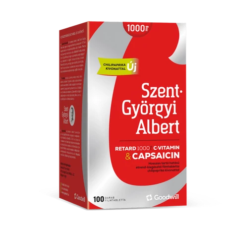 Szent-Györgyi Albert retard 1000 mg c-vitamin & capsaicin étrendkiegészítő filmtabletta 100x