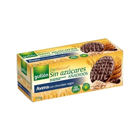 Gullón Avena étcsokoládé zabkeksz AVEIA cukor hozzáadása nélkül 275g