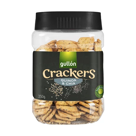 Gullon Cracker Chia magos,  Quinoás  250 g