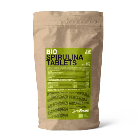 GymBeam BIO Spirulina 500mg 500 tabletta