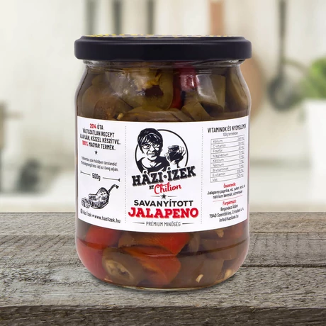 Házi Ízek Savanyított Jalapeno 430g