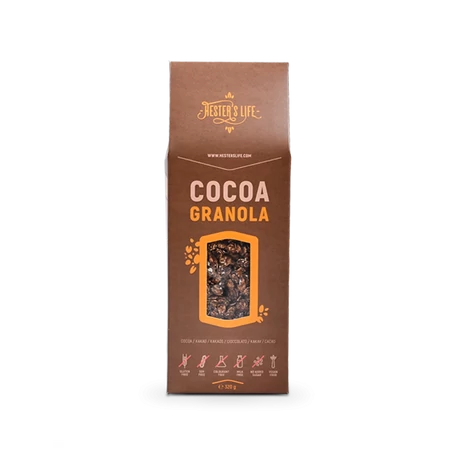 Hester's Life Cocoa Granola- kakaós 320g