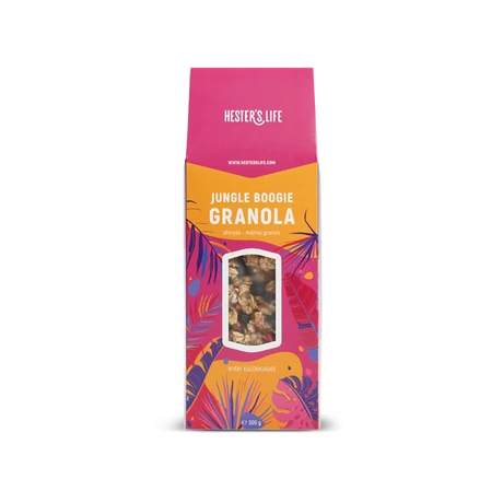 Hester's Life Jungle Boogie Granola-Áfonyás-Málnás 300g