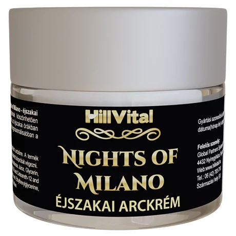 (Sz) HillVital Nights of Milano - Éjszakai arckrém