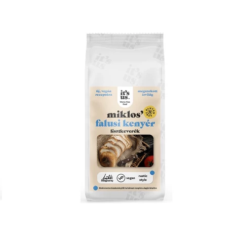 Its'us miklos gluténmentes falusi kenyér lisztkeverék 500g 
