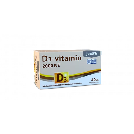 JutaVit D3-vitamin 2000NE lágykapszula 40x