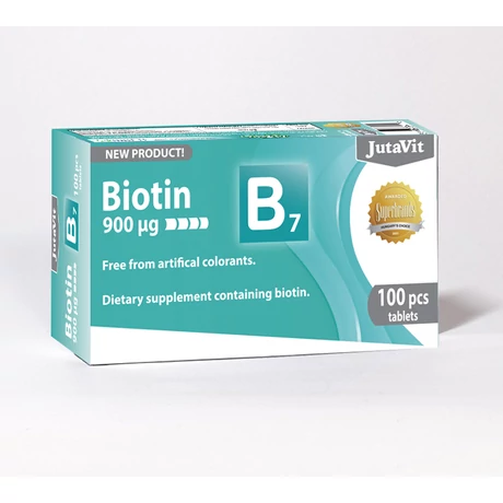 JutaVit Biotin (B7) 900µg 100x