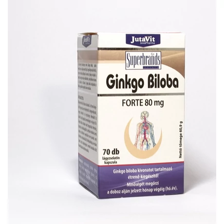 JutaVit Ginkgo Biloba forte 80mg 70x 