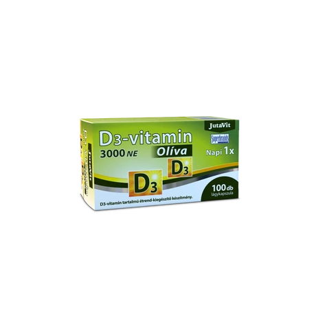 JutaVit D3-vitamin 3000NE Olíva 100x É-K.