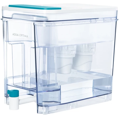 Aqua Optima Perfect Pour 8,2L-es türkiz vízadagoló  2 db Evolve szűrőbetéttel