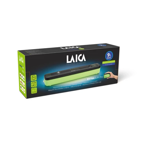 LAICA Extra Slim Pro vákuumozó fóliahegesztő gép 9 L / perc