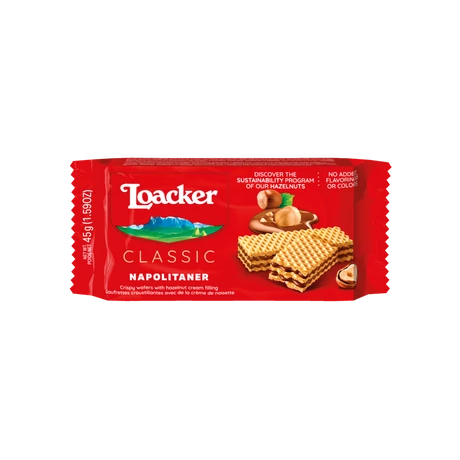 Loacker Classic Mogyorós (Napolitaner) 90 g