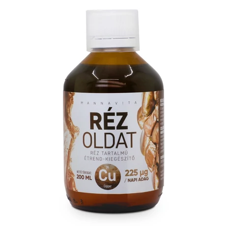 Mannavita Réz oldat 225Âľg / napi adag, 200ml - ÜVEGES (Sz)