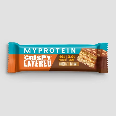 Myprotein Crispy Layered Bar, Chocolate Caramel, 58g