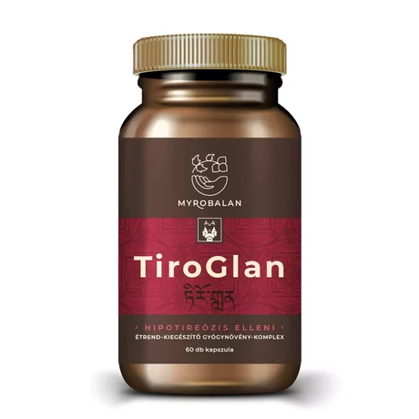 (Sz) Myrobalan TiroGlan pajzsmirigy-alulműködés elleni gyógynövény-komplex 60 db vegán kapszula