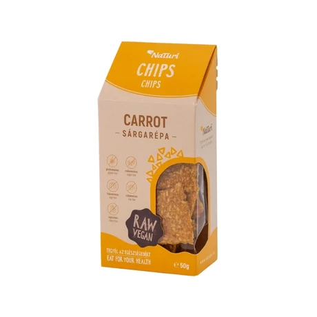 NaTuri Sárgarépás Chips 50g