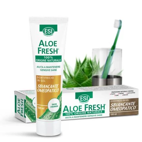 Natur Tanya ESI® Aloe Fresh® Fehér mosoly fogkrém - Homeopátia-kompatibilis,