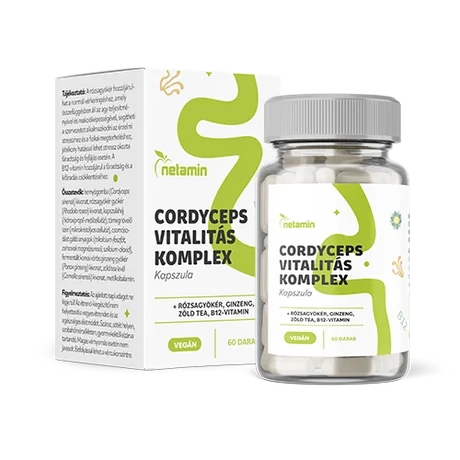 Netamin Cordyceps Vitalitás Komplex kapszula 60x