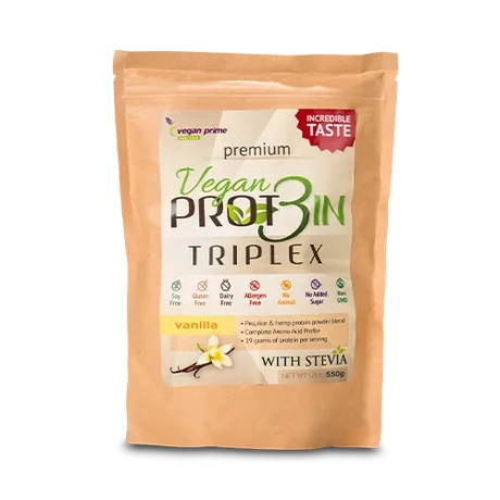 Netamin Vegan Prot3in Triplex fehérjepor 550g (vanília)